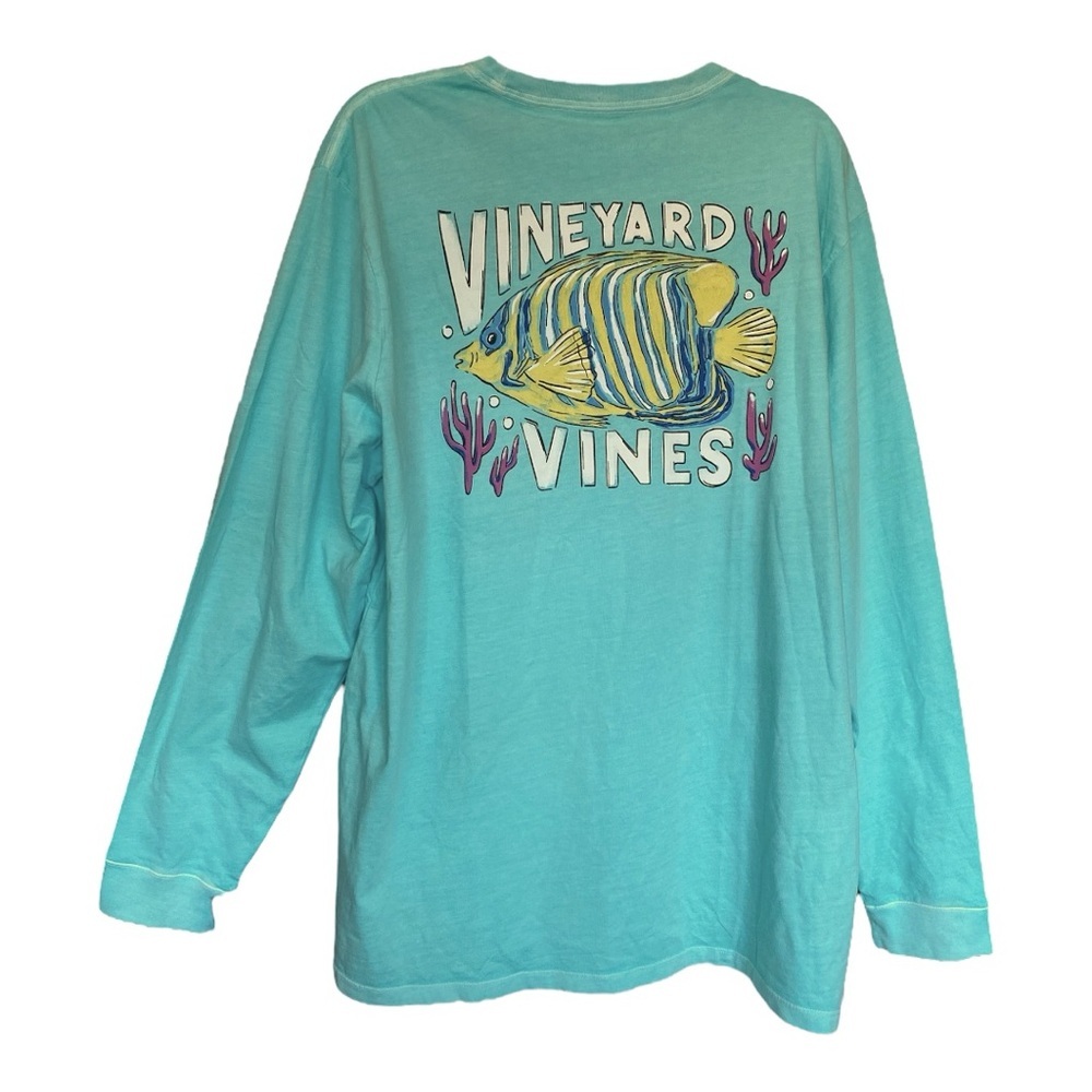 Vineyard Vines Men’s Graphic T-Shirt Tropical Fish Andros Blue XL NEW